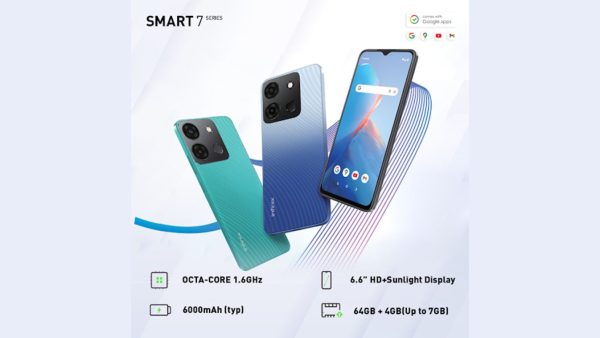 Infinix Smart 7 Plus 6.6? | 64GB ROM + 3GB RAM | 4G LTE | Dual SIM
