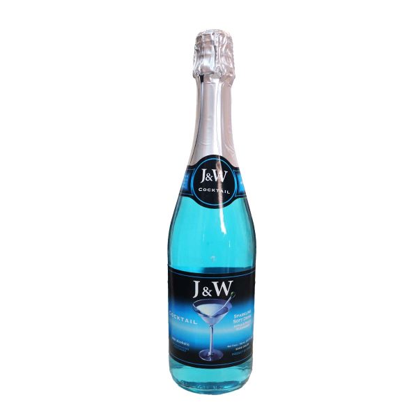 J&W Cocktail Sparkling Soft Drink  Apple & Peach Flavoured 750ml