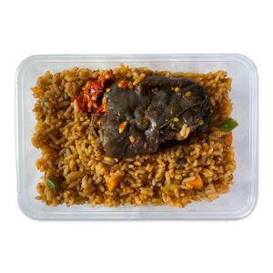 Jollof Rice With Goat Meat
