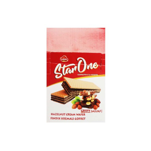 Kekbis Star One Crispy Hazelnut Cream Wafer x 24