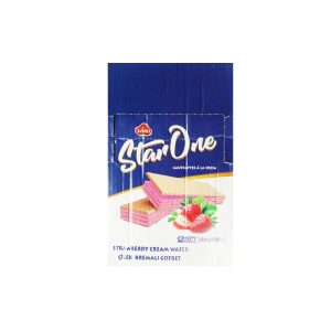 Kekbis Star One Crispy Strawberry Cream Wafer x 24
