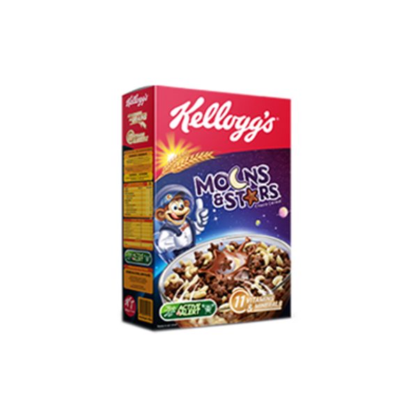 Kellogg's Moons & Stars Choco Cereal 400g
