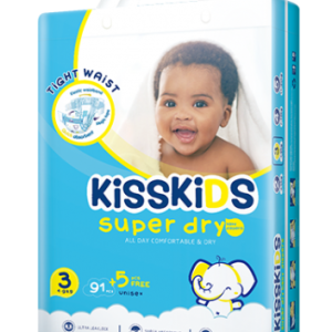 Kisskids Super Dry Diapers ? Size 3 Jumbo