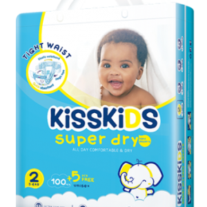 Kisskids Super Dry Diapers ? Size 2 Jumbo