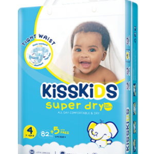 Kisskids Super Dry Diapers ? Size 4 Jumbo