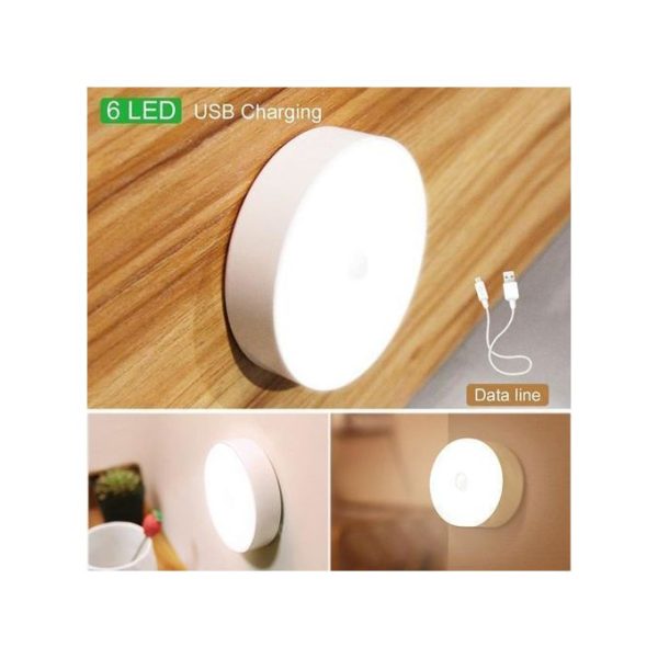 LED Smart Human Body Induction Punch-free Night Light