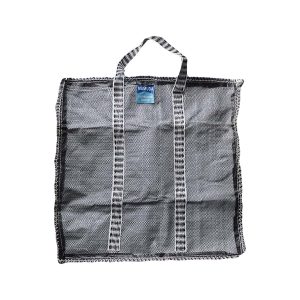 Matted Woven Nylon Zipped Tote Bag Medium