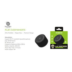 Oraimo SoundGo OBS-33S  Bluetooth Speaker