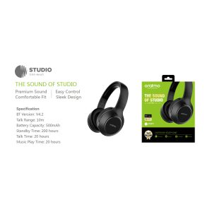 Oraimo Studio OEB- H66D Bluetooth Headphones