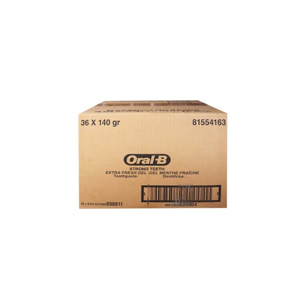 Oral-B Extra Fresh Gel Toothpaste 140g x 36