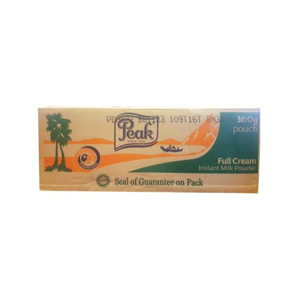Peak Full Cream Instant Milk Powder 360g x 12