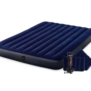 Intex Inflatable Airbed With 2 Pillows And Pump