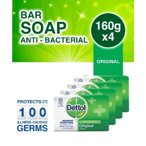 Dettol Original Soap ? 160g (Pack of 4)