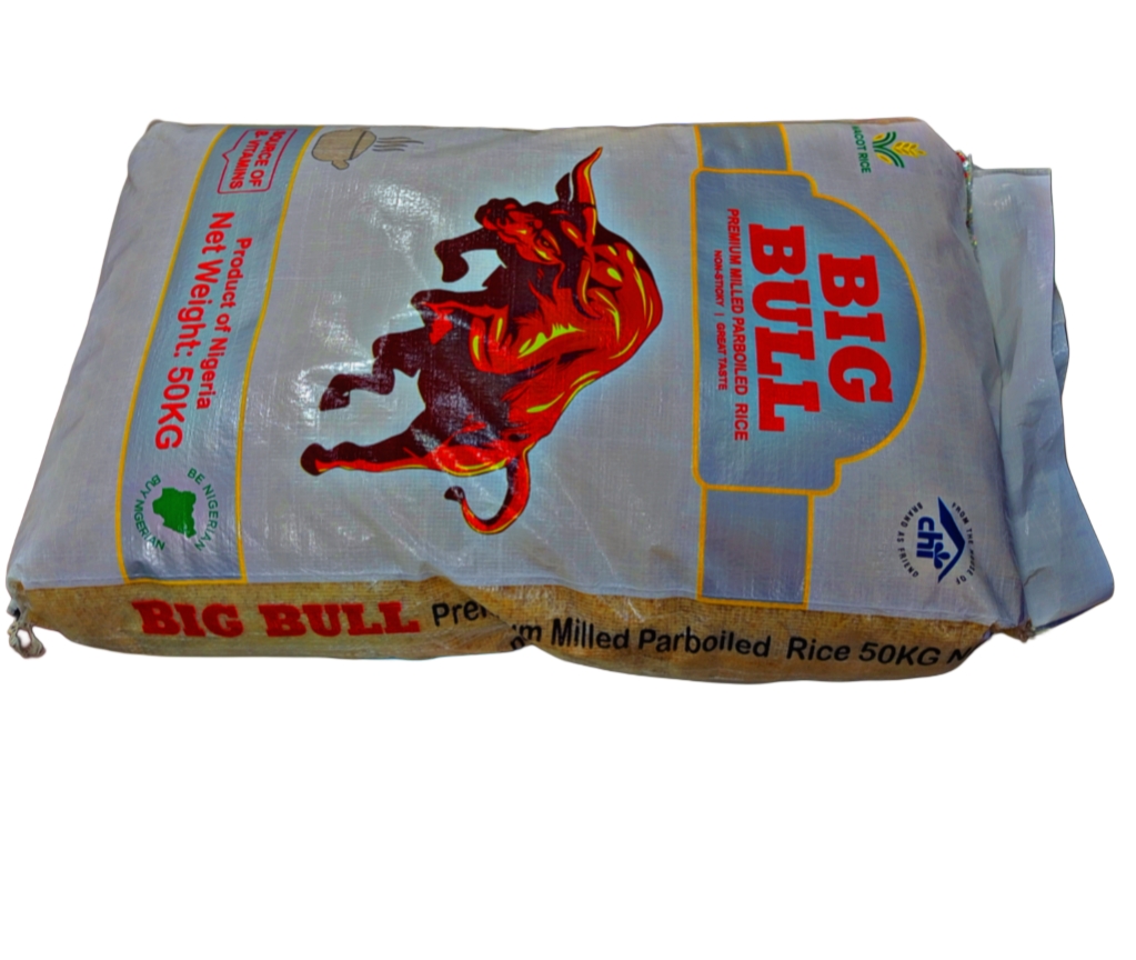 Big Bull Premium Parboiled Rice 50KG