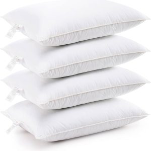 4 King Size Full Fibre Pillows