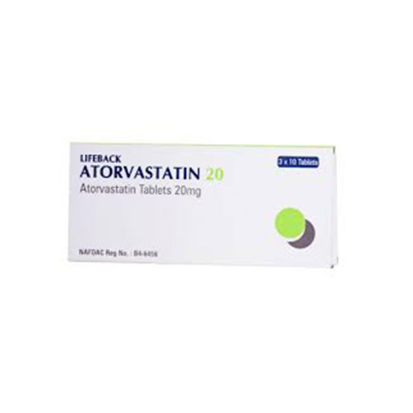 Atorvastatin 20Mg Tablets X30