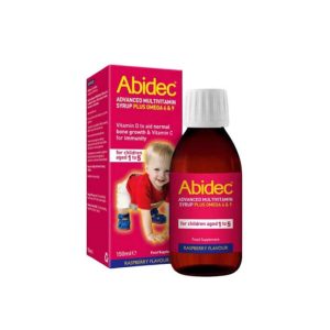 Abidec Multivitamin Syrup 150Ml (Raspberry Flavour)