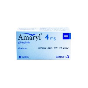 Amaryl 4Mg Tablets X30