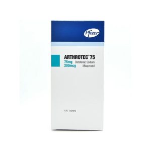 Arthrotec 75Mg/200Mcg Tablets X100 (Sachet)