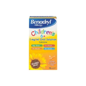 Benadryl Allergy Children?S 6+ Syrup 70 Mls