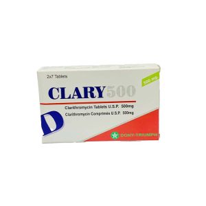 Clarithromycin 500Mg Tablets X14