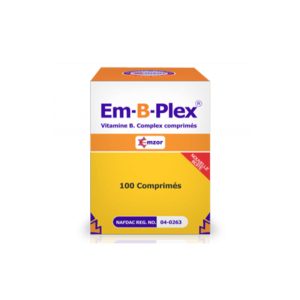 Em-B-Plex Vit B Complex Tablets X100