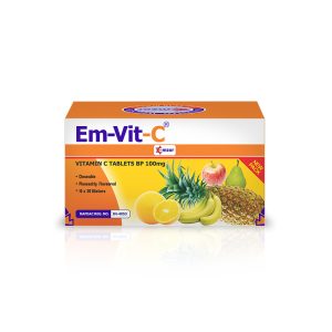 Em-Vit-C Chewable Tablets X100