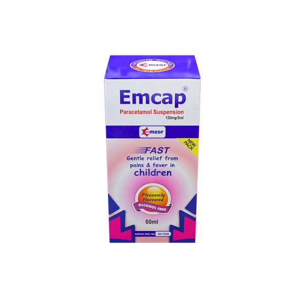 Emcap Paracetamol Suspension X60Ml