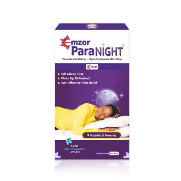 Emzor Para Night Tablets X10