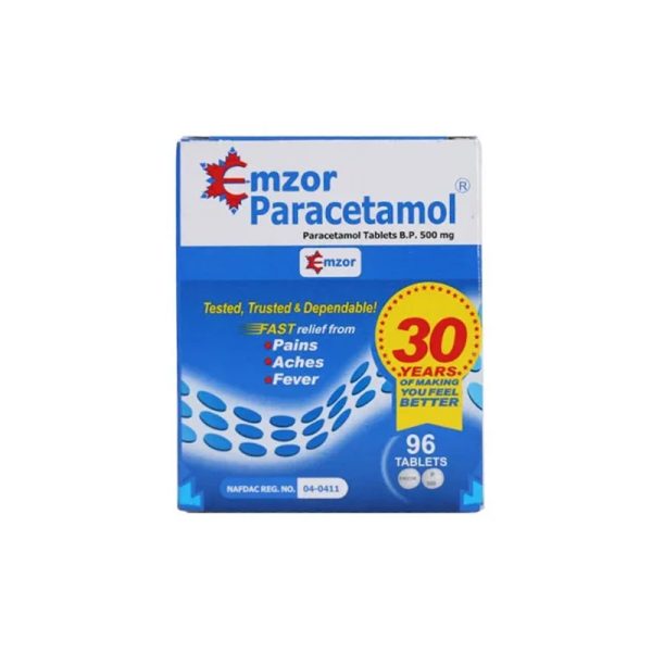 Emzor Paracetamol Tablets Pack