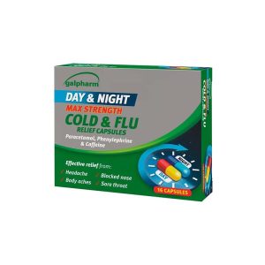 Galpharm Max Strength Cold & Flu Relief Capsules (Day & Night)