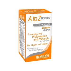Health Aid A ? Z Multivitamin + Mineral Tablets X 30