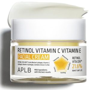 APLB Retinol Vitamin C Vitamin E  Facial moisturizer Cream, 55ml