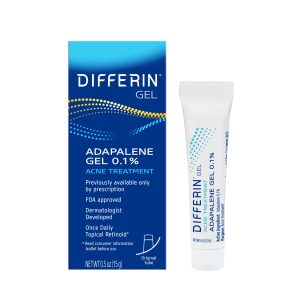 Differin Adapalene Gel 0.1% Acne Treatment, 15g