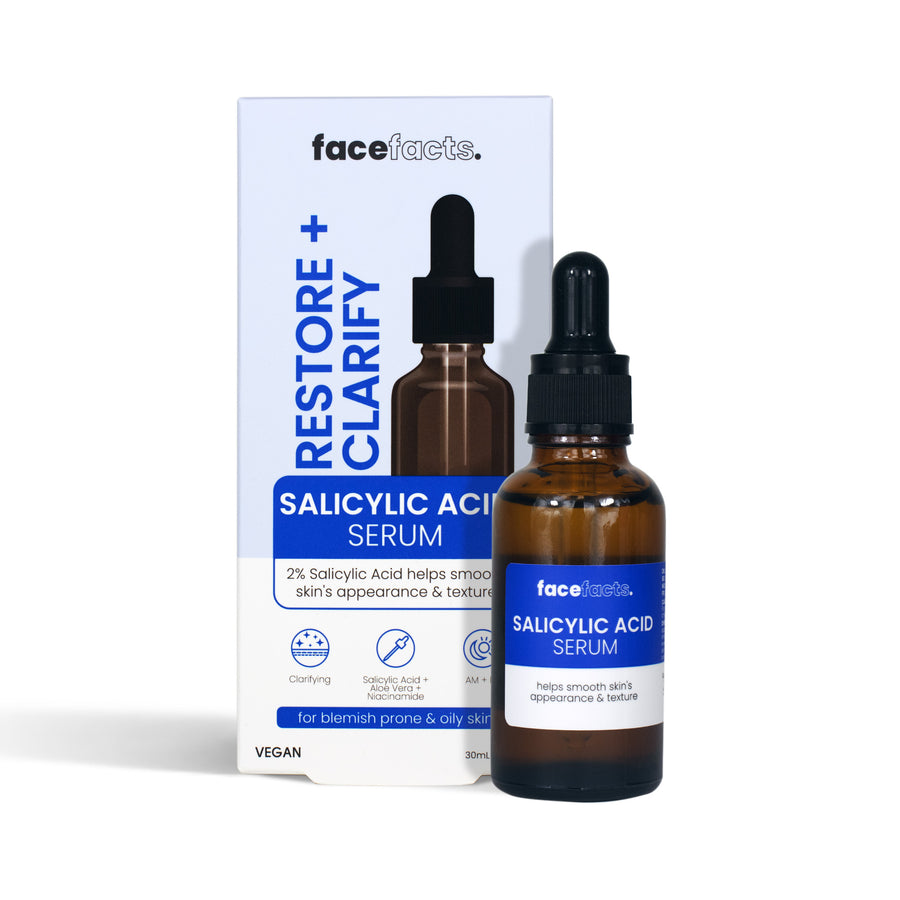 Face facts Restore & Clarify Salicylic Acid Serum