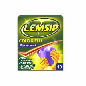 Lemsip Cold And Flu Blackcurrant Sachets