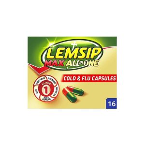Lemsip Max All In One Cold and Flu Capsules X16