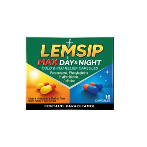 Lemsip Max Day and Night Cold and Flu Cap X16