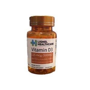 Lignel Vitamin D3 5000Iu Softgels x60