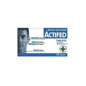 Multi Action Actifed Tablets X12
