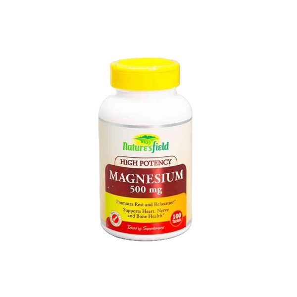 Nature?s Field High Potency Magnesium 500Mg Tablets X100