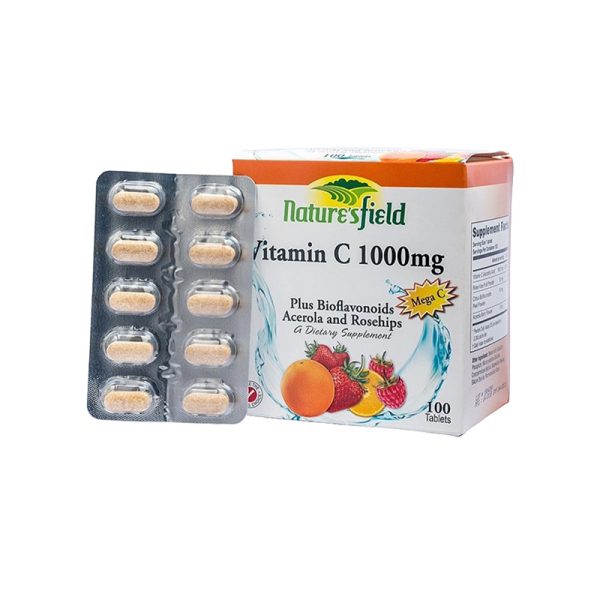 Nature?s Field Vitamin C 1000Mg Tablets X100 (Mega-C)