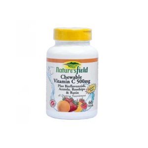 Nature?s field Vit C 500Mg Chewable Tablets X60