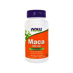 Now Maca 500Mg Capsules X100
