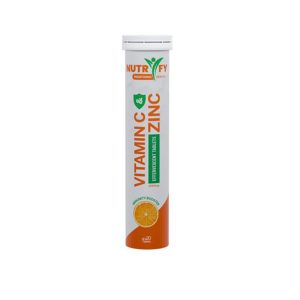 Nutrify Vitamin C And Zinc Tablets X20