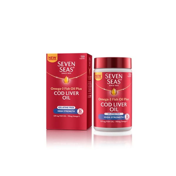 Seven Seas High Strength Cod Liver Oil Capsules X60