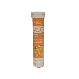 Super Immun C Effervescent Vit C/Zinc Tablets x20