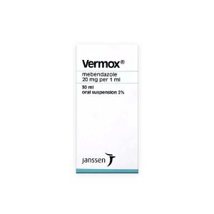 Vermox(Mebendazole) 100Mg/5Ml Oral Suspension 30Ml
