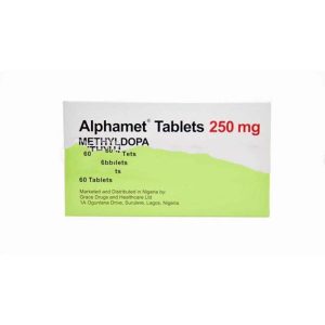 Alphamet (Methyldopa) Tablets 250Mg X100
