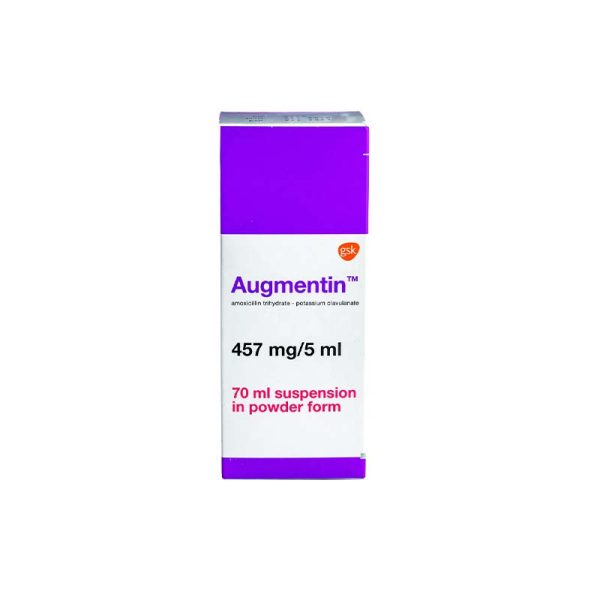 Augmentin 457Mg/5Ml Suspension 70Ml